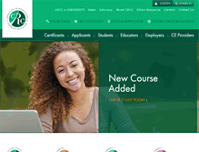 Tablet Screenshot of crccertification.com